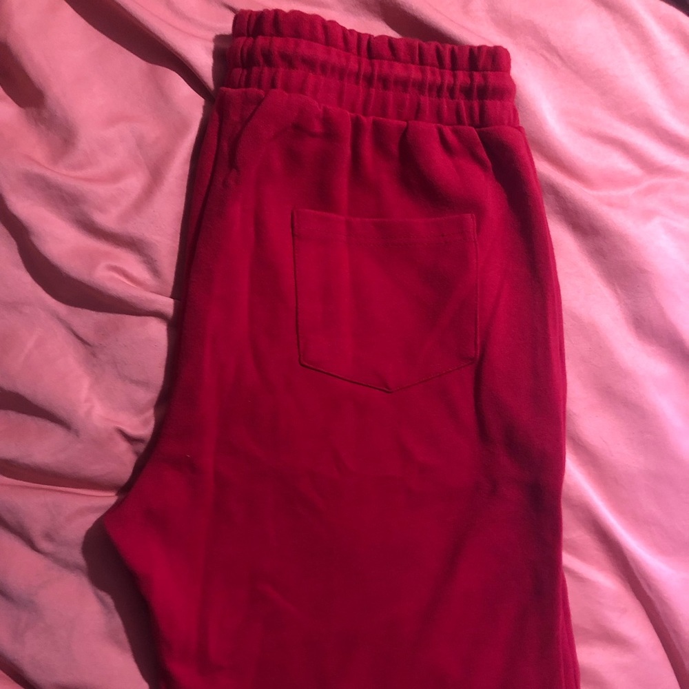 Red shorts